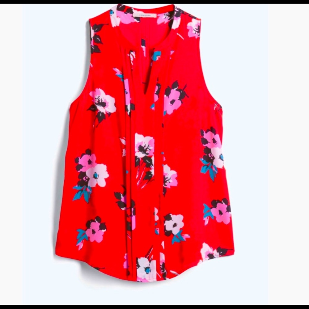 *SOLD*41 Hawthorne red floral blouse fromStitchFix